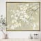 Designart - Dogwood in Spring Neutral - Farmhouse Canvas in Gold Frame